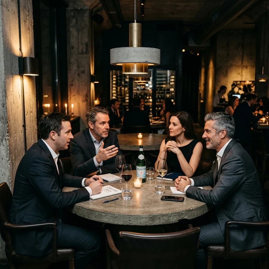 The Networking Block — Rotating Tables + Free Mingling